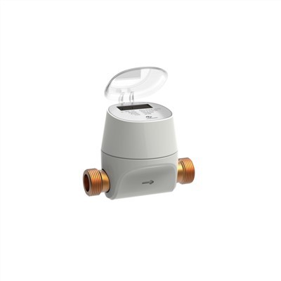 Medidor de agua medio