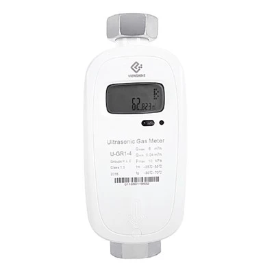 Medidor de gas ultrasónico compacto para uso residencial